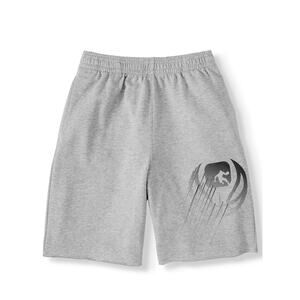 And 1 Boys Gray Athletic Graphic French Terry Sweat Shorts Youth Size XL 14/16